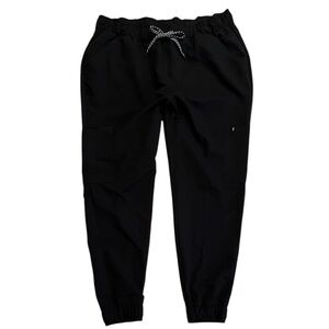 Jaanuu • Black Jogger Scrub Women's Pants - LP
